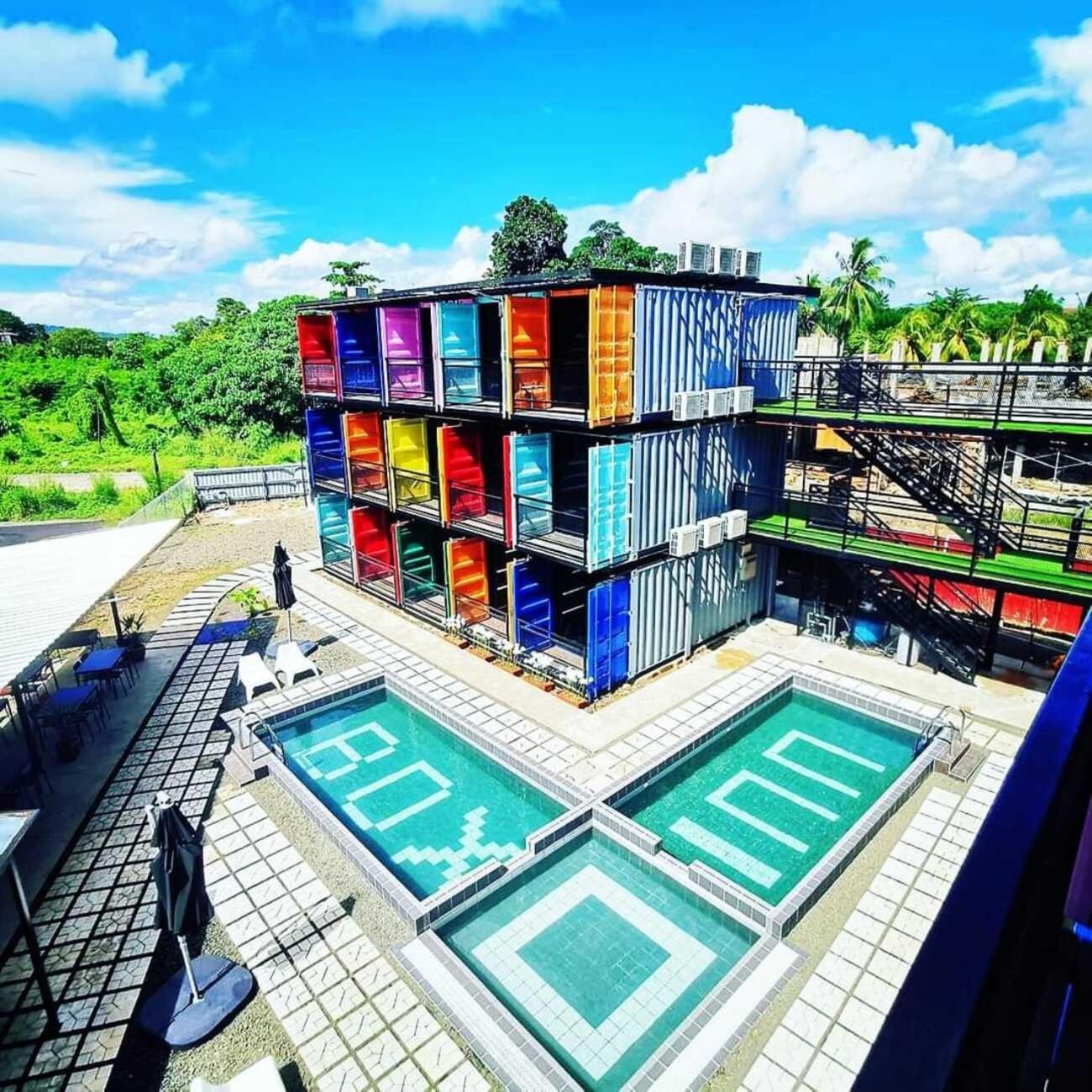 Boxinn The Kontena Home Semporna Ngoại thất bức ảnh